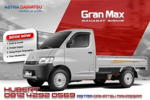 Melayani Cash & Kredit All-Type Mobil Daihatu. Diskon Paling Besar, Angsuran Super Ringan, Banyak Hadiah Menarik, Ready Stock. Pengajuan secara kredit dapat melalui Mitra Finance kami tentunya dengan Down Payment Rendah dan Angsuran Terjangkau. Harga yang tertera belum masuk promo diskon atau cashback yang tersedia, dan harga tersebut dapat berubah kapan saja, Kami juga memberikan ulasan spesifikasi dan harga dari setiap produk Daihatsu Makassar, seperti Xenia, Sigra, Ayla, Rocky, Gran max, Terios, Luxio dan masih banyak lagi. Segera Hubungi & rekomendasikan Marketing kami pada Website ini, dapatkan info promo dan info terbaru seputar Mobil Astra Daihatsu Makassar